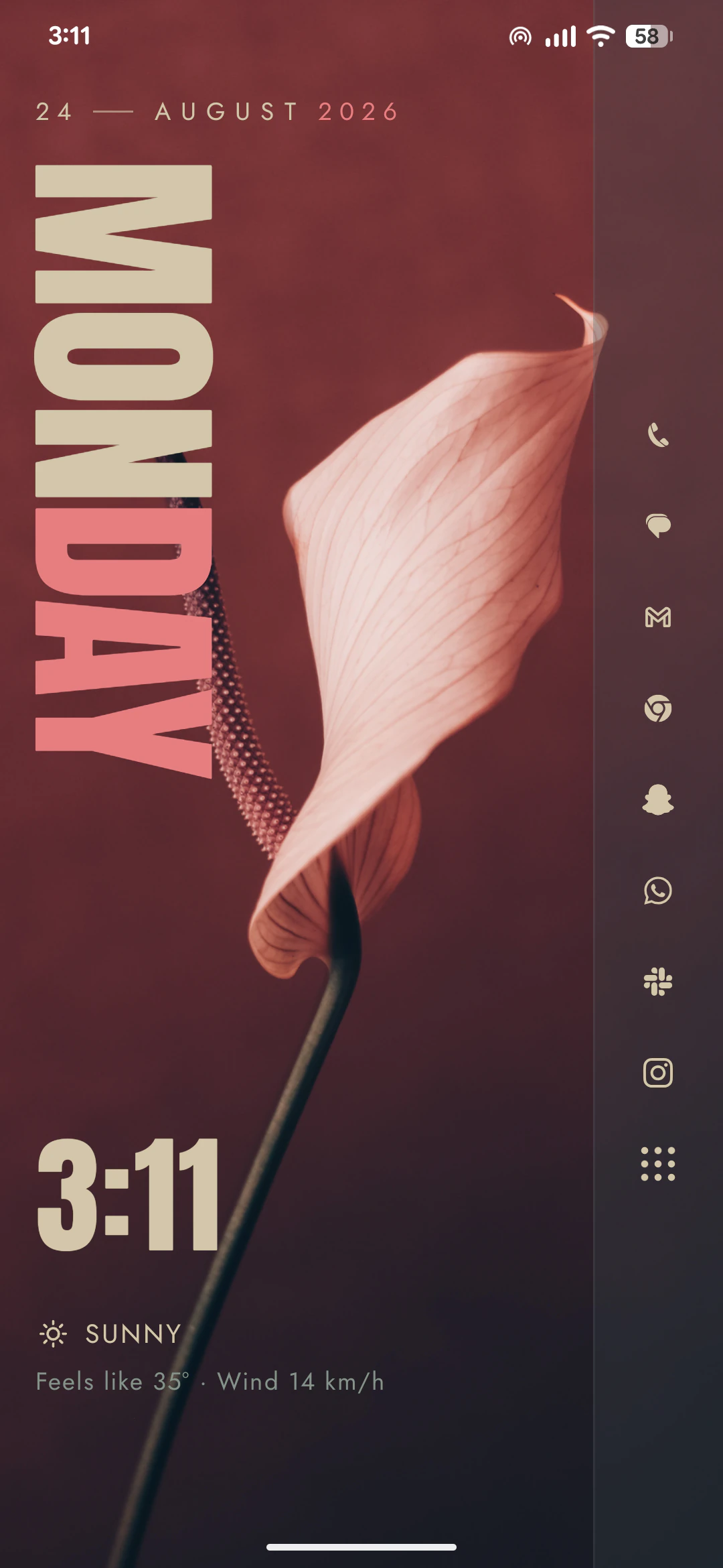 Axo Launcher — the day set large beside the rail you build
